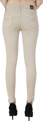 FCK-3 Slim Women's Beige Jeans