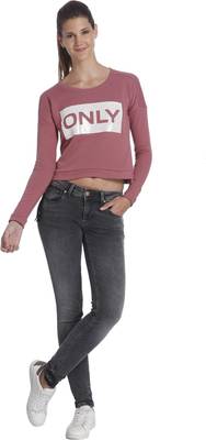 Only Regular Women's Grey Jeans