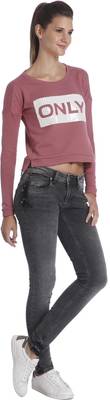 Only Regular Women's Grey Jeans