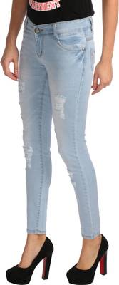 f fungus Slim Women's Blue Jeans