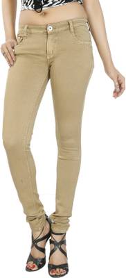 FCK-3 Slim Women's Beige Jeans