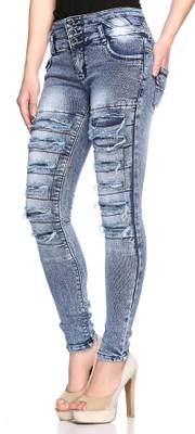 Fasnoya Skinny Women's Blue, Grey Jeans