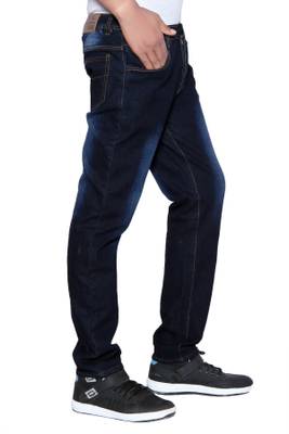 London Looks Regular Men's Black Jeans