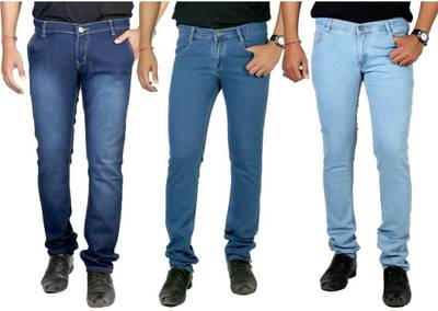 atLast Regular Men's Multicolor Jeans