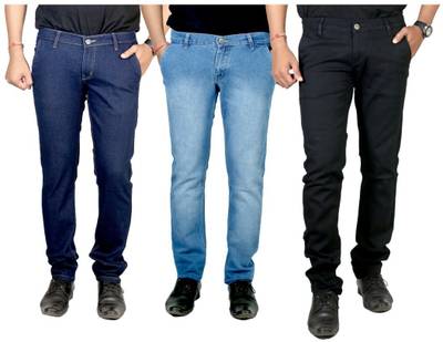 atLast Slim Men's Multicolor Jeans