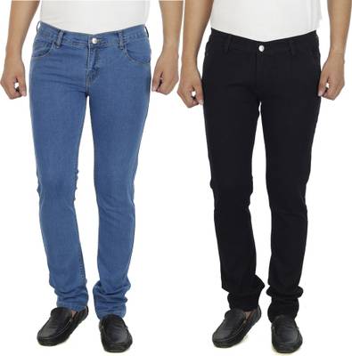 atLast Slim Men's Multicolor Jeans