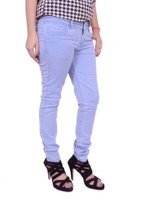 Adhaans Skinny Women's Light Blue Jeans