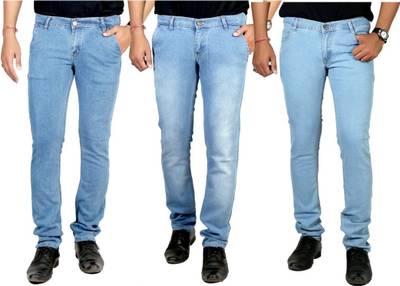 atLast Regular Men's Multicolor Jeans