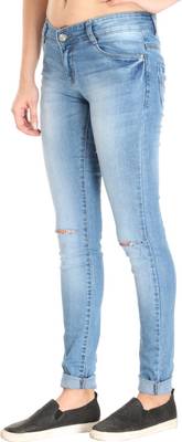f fungus Slim Women's Blue Jeans