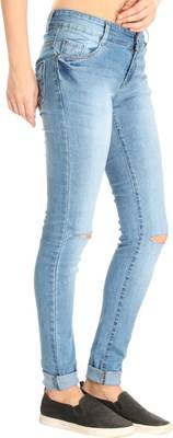 f fungus Slim Women's Blue Jeans