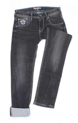 

Pepe Jeans Slim Boys Black Jeans, Black worn