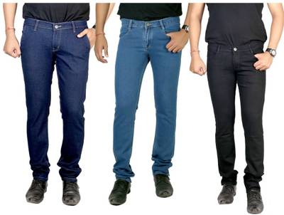 atLast Regular Men's Multicolor Jeans