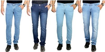atLast Regular Men's Multicolor Jeans