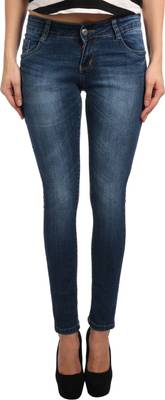 f fungus Slim Women's Blue Jeans