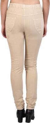 Danbro Slim Women's Beige Jeans