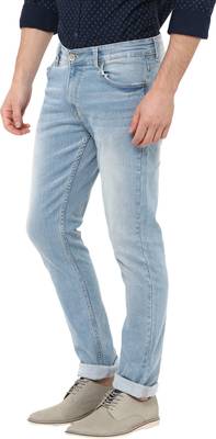 Spykar Slim Men's Light Blue Jeans