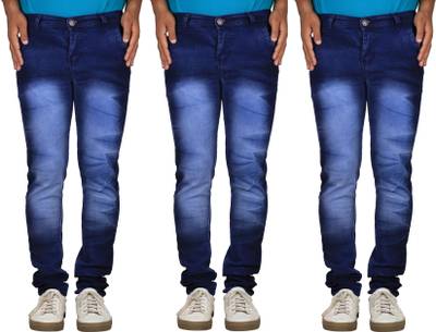 Bdow Slim Men's Dark Blue Jeans