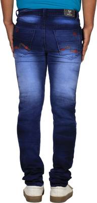 Bdow Slim Men's Dark Blue Jeans
