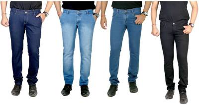 atLast Regular Men's Multicolor Jeans