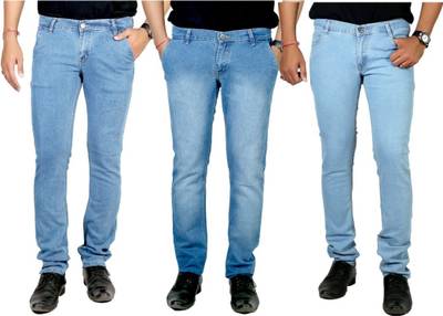 atLast Regular Men's Multicolor Jeans
