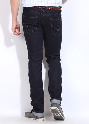 

U.S. Polo Assn Slim Men Dark Blue Jeans, Washed denim