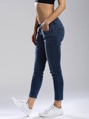 HRX by Hrithik Roshan Skinny Women's Blue Jeans