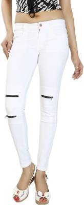 FCK-3 Slim Women's White Jeans