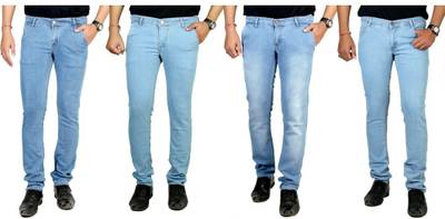 atLast Regular Men's Multicolor Jeans