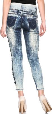 Fasnoya Skinny Women's Green, Blue Jeans