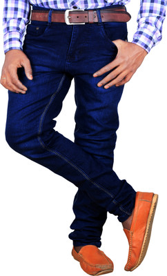 80% OFF on Lzard Regular Men Blue Jeans 