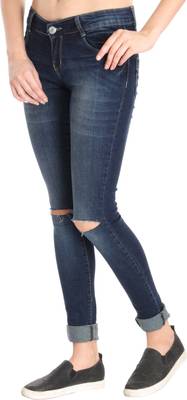 f fungus Slim Women's Blue Jeans