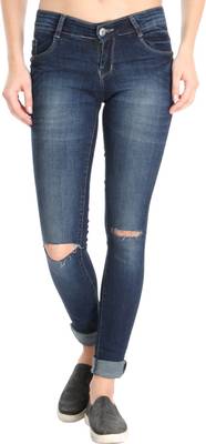 f fungus Slim Women's Blue Jeans