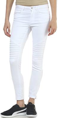 Only Slim Women's White Jeans