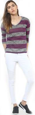 Only Slim Women's White Jeans