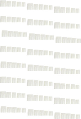 

One Personal Care Square French Manicure Enhancement | Fashion Extension | #DIY Resize & Reshape-able Clear(Pack of 120)