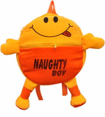 

JRP Mart Naughty Boy Backpack(Orange, 15 inch)