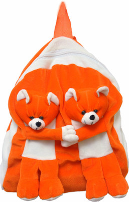 

JRP Mart Twins Bear Backpack(Orange, 14 inch)