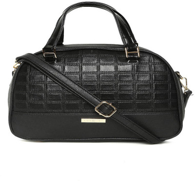 

Addons Embossed Duffle Bag Shoulder Bag(Black, 5 L)