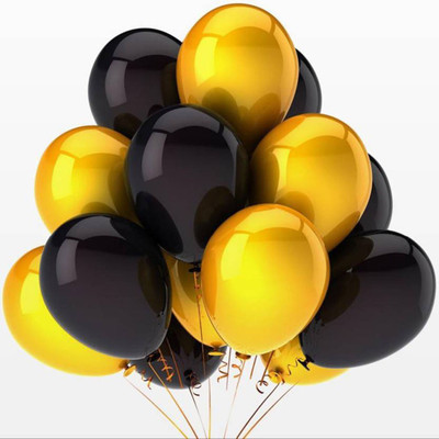 

YNS Crafts Stock Solid YNC_CraftsStock_Balloon_239 Balloon(Gold, Black, Pack of 75)
