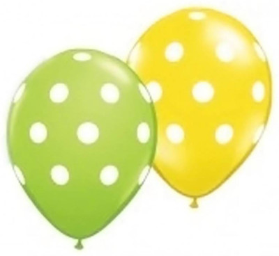 

YNS Crafts Stock Solid CS-B-142 Balloon(Green, Yellow, Pack of 25)