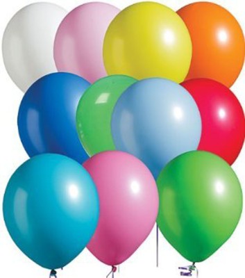 

YNS Crafts Stock Solid YNC_Balloon_1225 Balloon(Multicolor, Pack of 100)