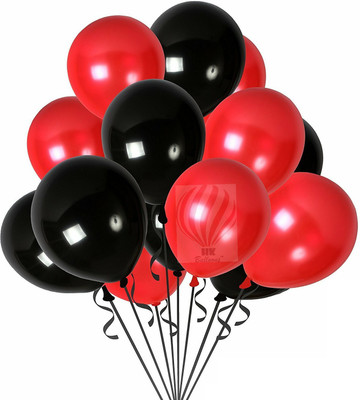 

YNS Crafts Stock Solid YNC_Balloon_1261 Balloon(Black, Red, Pack of 100)