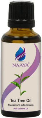 

NAAYA 100% Pure Tea Tree Oil for Hair Growth, Dark spots, Pimples, Stress, and more | 100 ml(100 ml)