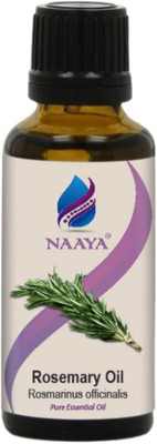 

NAAYA 100% Pure Rosemary Oil for Headaches, Stress, Cramps, Hair fall, Dandruff, and more | 100 ml(100 ml)