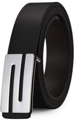 

ZELP Men Casual Silver Synthetic Belt