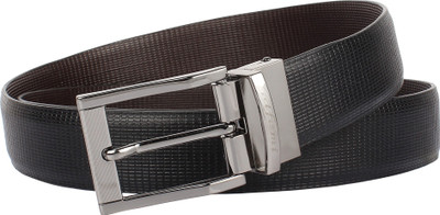 

Alfami Men Formal, Party, Casual Black, Brown Genuine Leather Reversible Belt, Black/brown rg