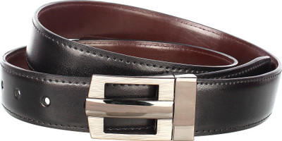 

Alfami Men Formal, Party, Casual Black, Brown Texas Leatherite Reversible Belt, Black/brown 02h