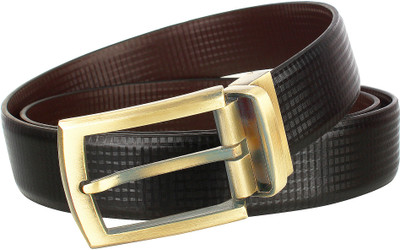 

Alfami Men Formal, Party, Casual Black, Brown Texas Leatherite Reversible Belt, Black/brown 11