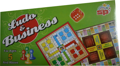 

99Shoppy 2 in 1 Business & Ludo Board Game