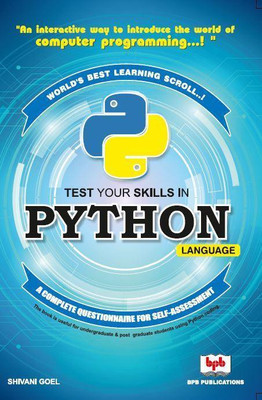 Test Your Skills In Python Language(English, Paperback, Goel Shivani)